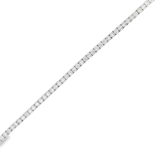 Ella Rose 7.32ct Lab-Grown Diamond Tennis Bracelet 14K White Gold