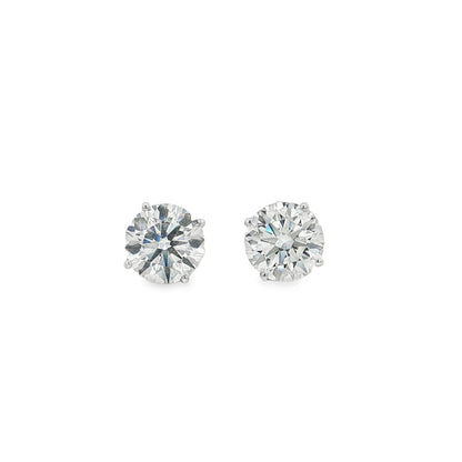 Ella Rose 6.09ct Lab-Grown Diamond Stud Earrings 14K White Gold