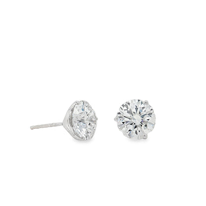 Ella Rose 6.01ct Lab-Grown Diamond Stud Earrings 14K White Gold