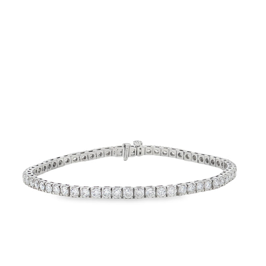 Ella Rose 4.24ct Lab-Grown Diamond Tennis Bracelet 14K White Gold