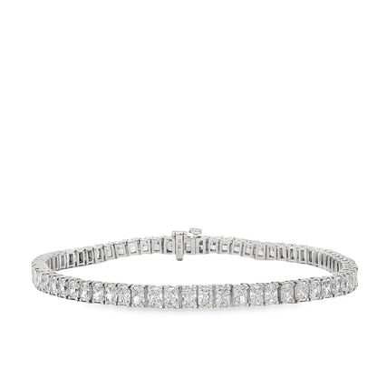 Ella Rose 12.45ct Lab-Grown Diamond Tennis Bracelet 14K White Gold