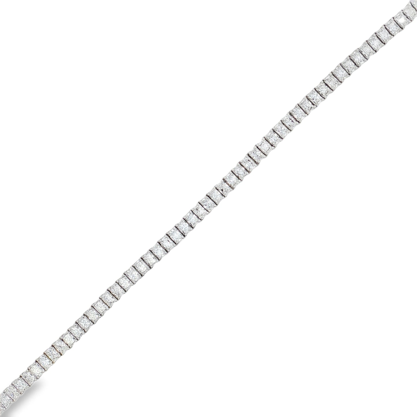 Ella Rose 12.45ct Lab-Grown Diamond Tennis Bracelet 14K White Gold