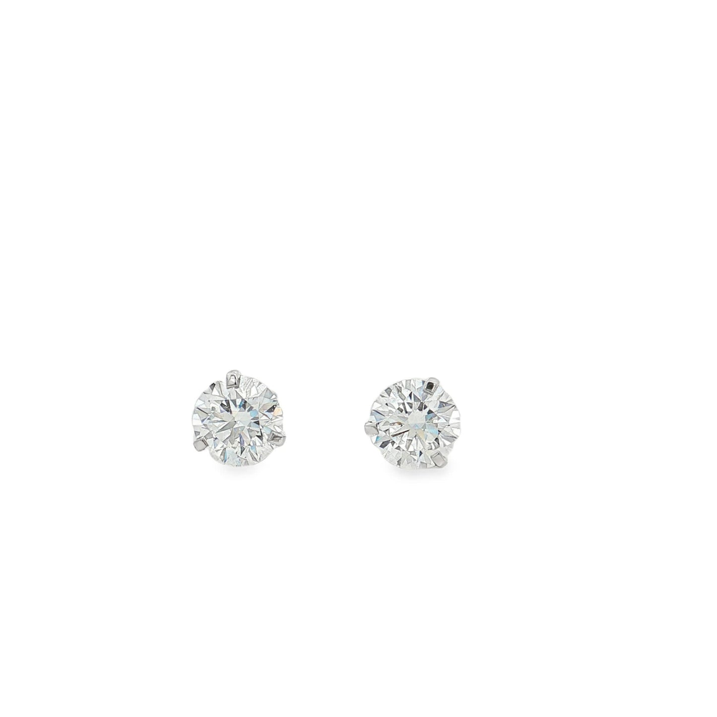 Ella Rose 1.45ct Lab-Grown Diamond Stud Earrings 14K White Gold