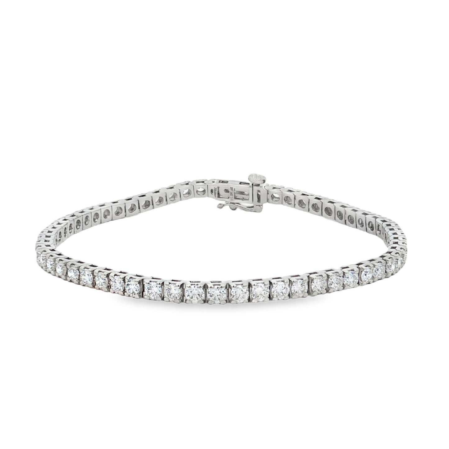 Ella Rose 3.94ct Lab-Grown Diamond Tennis Bracelet 14K White Gold