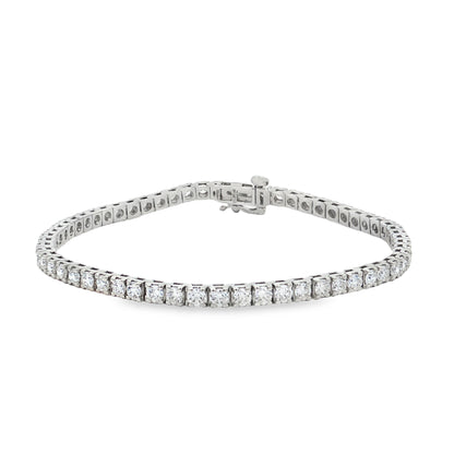 Ella Rose 3.94ct Lab-Grown Diamond Tennis Bracelet 14K White Gold