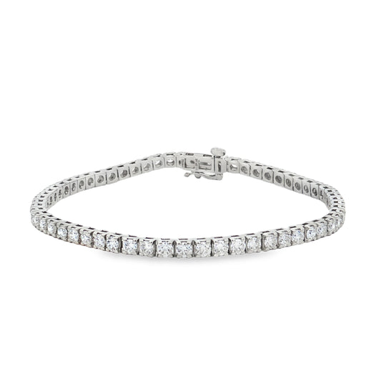 Ella Rose 3.94ct Lab-Grown Diamond Tennis Bracelet 14K White Gold