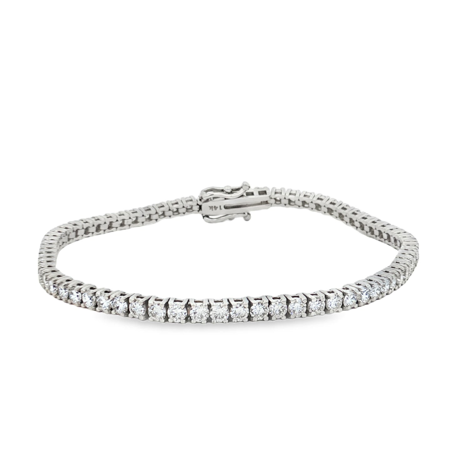 Ella Rose 4.53ct Lab-Grown Diamond Tennis Bracelet 14K White Gold