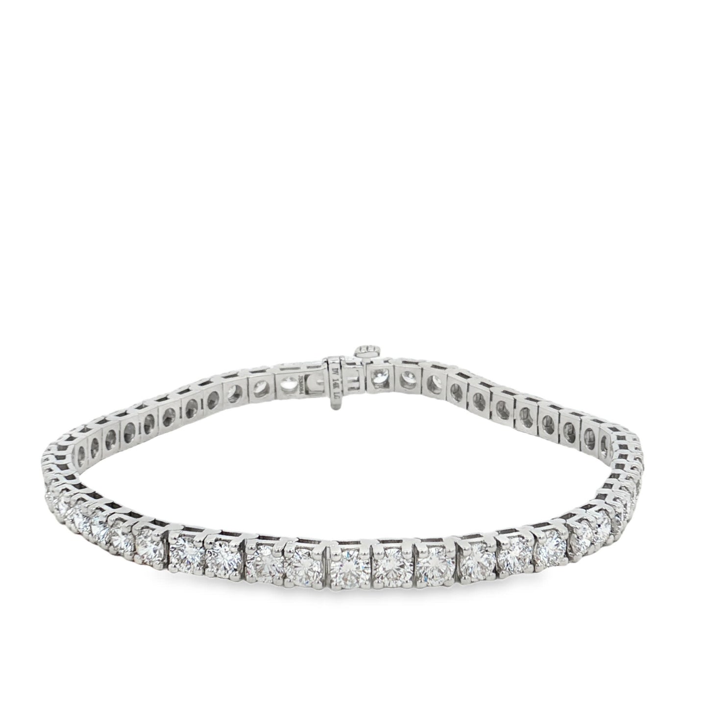 Ella Rose 7.78ct Lab-Grown Diamond Tennis Bracelet 14K White Gold