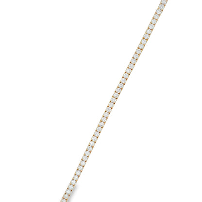 Ella Rose 5.00ct Lab-Grown Diamond Tennis Bracelet 14K Yellow Gold