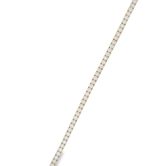 Ella Rose 5.00ct Lab-Grown Diamond Tennis Bracelet 14K Yellow Gold