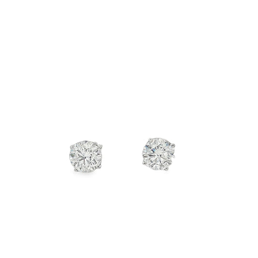 Ella Rose 2.08ct Lab-Grown Diamond Stud Earrings 14K White Gold
