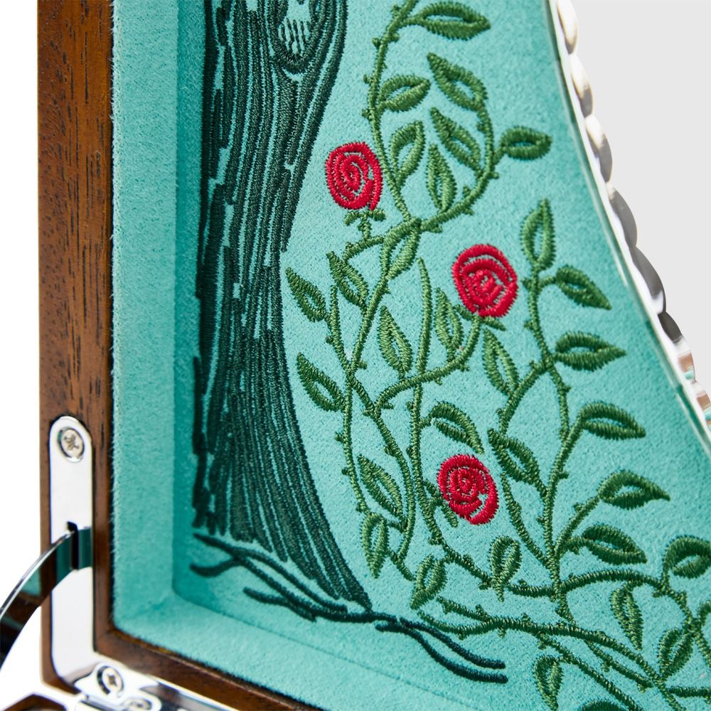 WOLF Ballet Sleeping Beauty Musical Jewelry Box — Walnut Wood