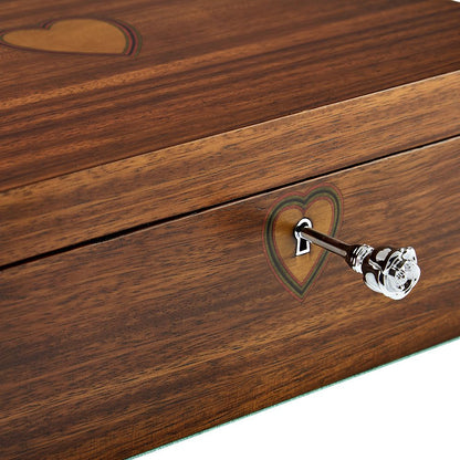 WOLF Ballet Sleeping Beauty Musical Jewelry Box — Walnut Wood