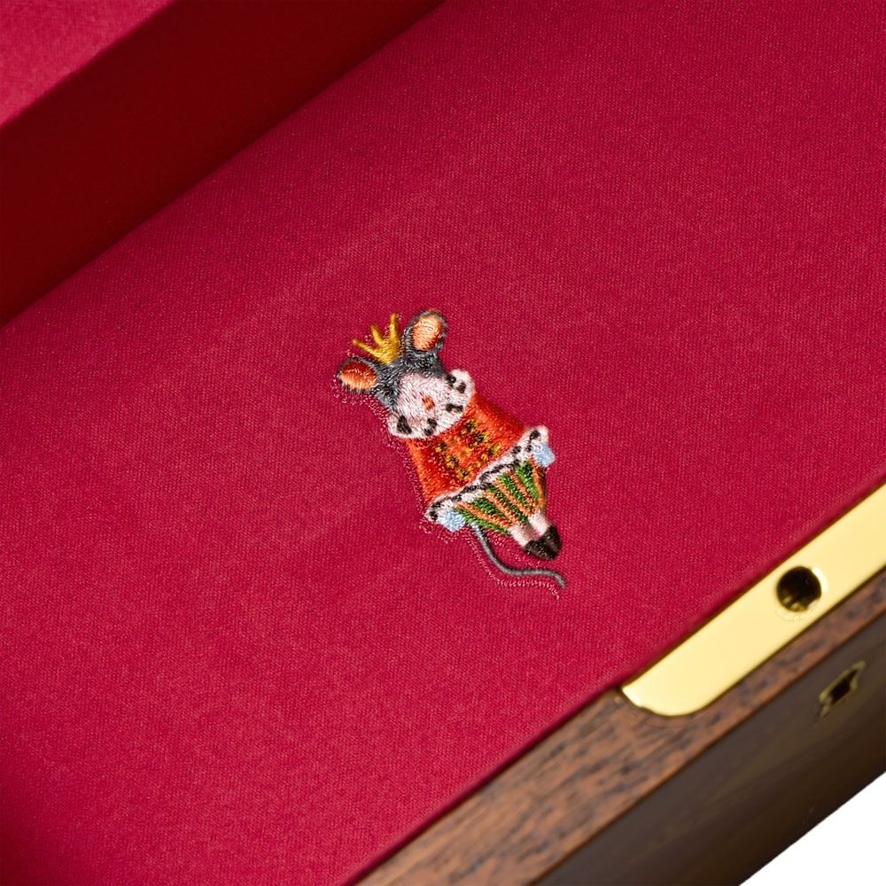 WOLF Ballet Nutcracker Musical Jewelry Box — Walnut Wood