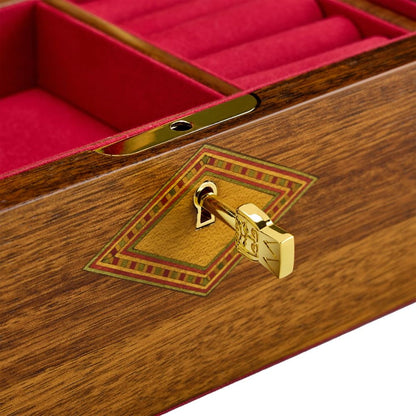 WOLF Ballet Nutcracker Musical Jewelry Box — Walnut Wood