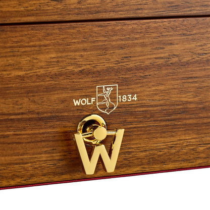 WOLF Ballet Nutcracker Musical Jewelry Box — Walnut Wood