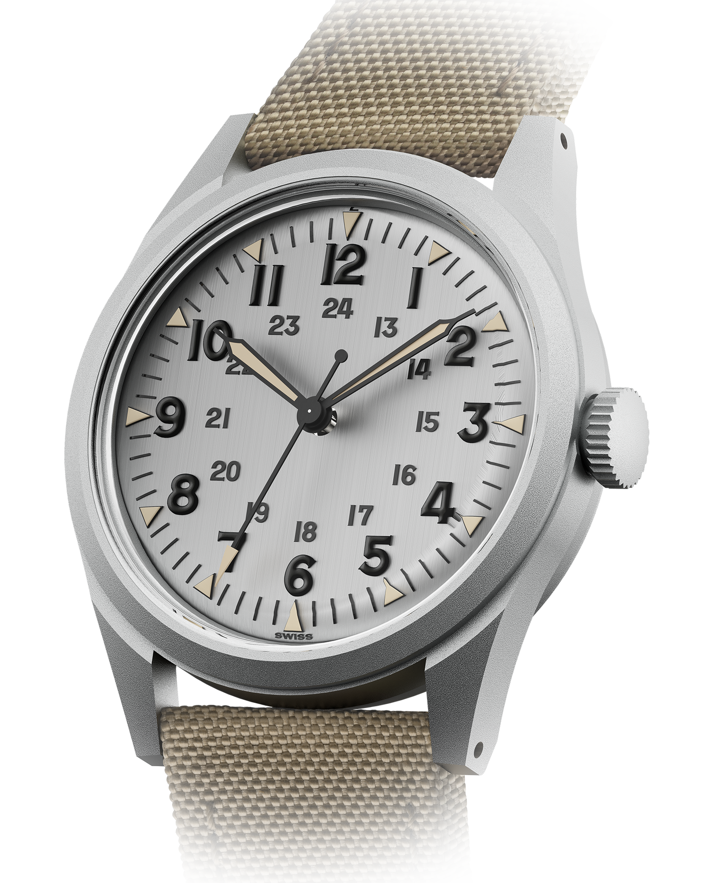 BENRUS DTU Shield three-quarter view