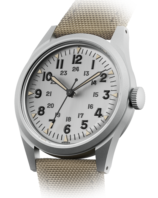 BENRUS DTU Shield three-quarter view