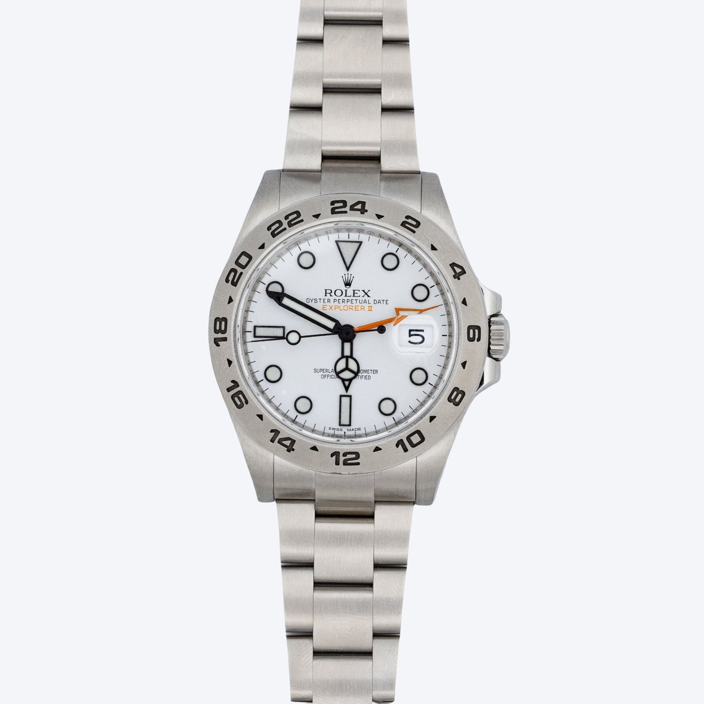 Pre Owned Rolex Explorer II 42mm Polar White Dial 216570