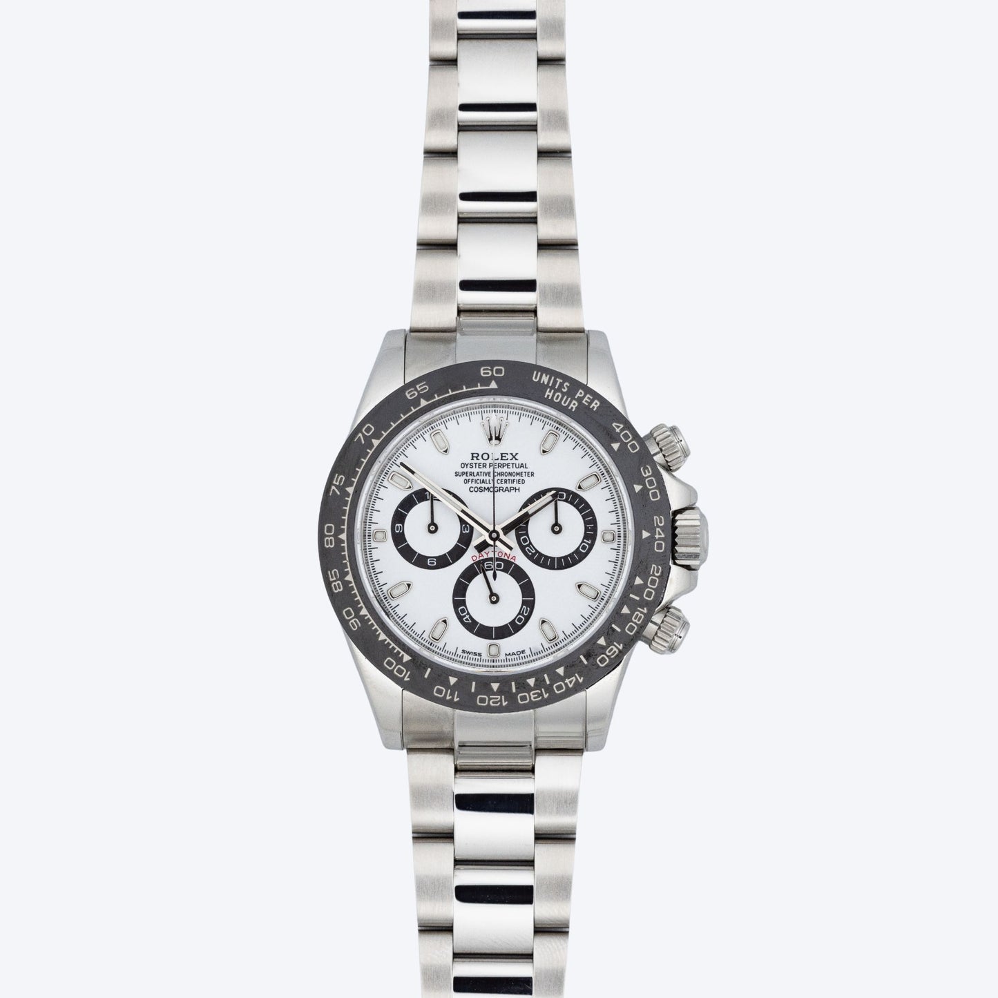 Pre Owned Rolex Daytona 116500LN White "Panda" Dial Ceramic Bezel