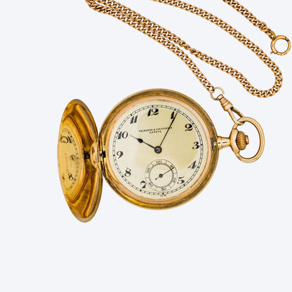 Pre Owned Vacheron & Constantin Three Cover Pocket Watch 14K Yellow Gold