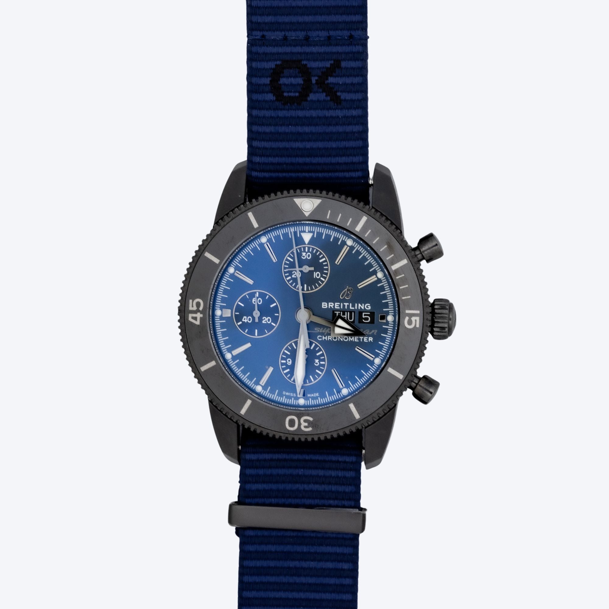 Used Breitling Superocean Chrono Outerknown Blue | King Jewelers