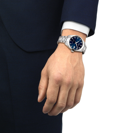Tissot Gentleman 38mm Automatic Blue Dial Watch