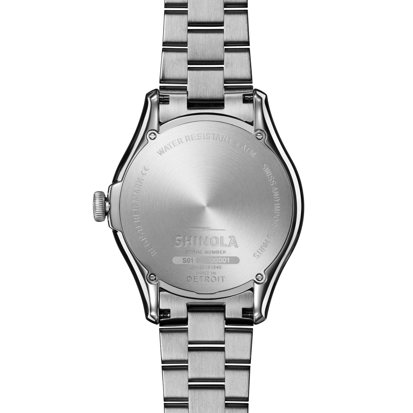 Shinola Vinton 38mm Midnight Blue Dial Stainless Steel Bracelet Watch