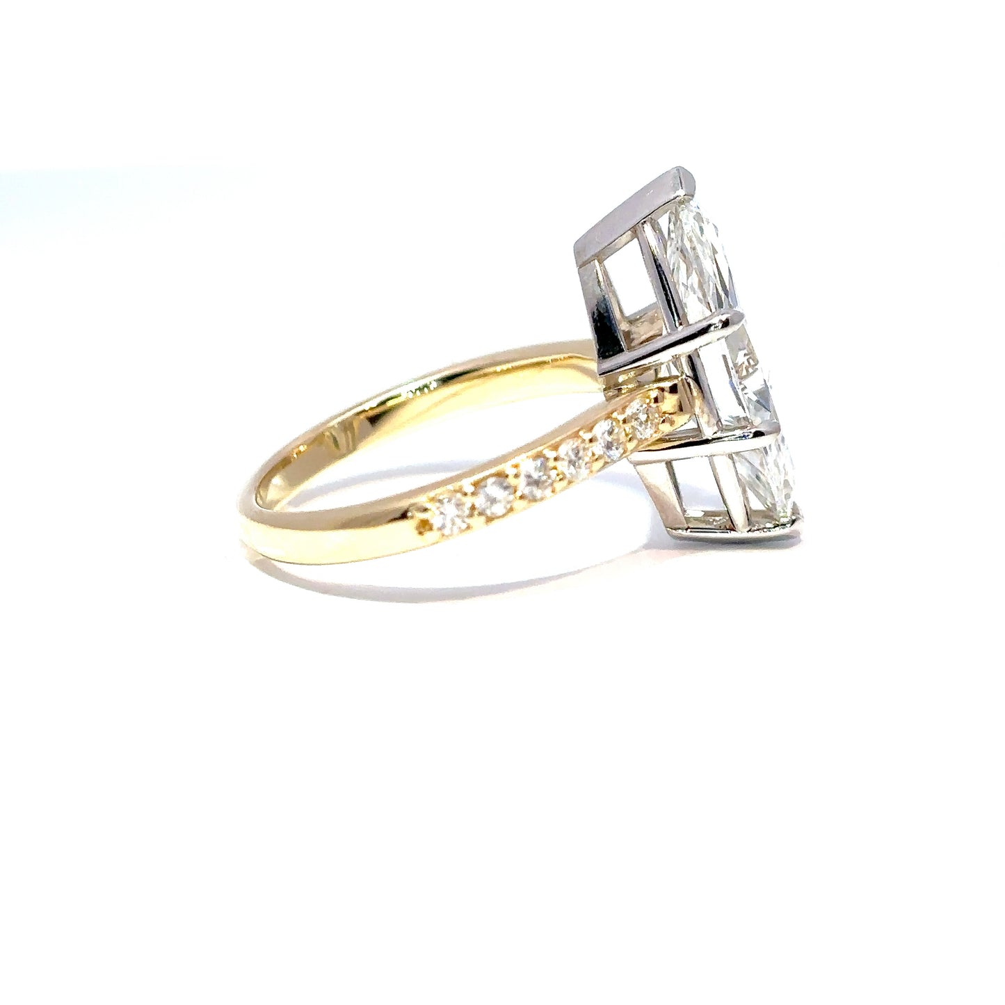 Ella Rose 14K Yellow Gold IGI Certified Marquise Lab-Grown Diamond Engagement Ring