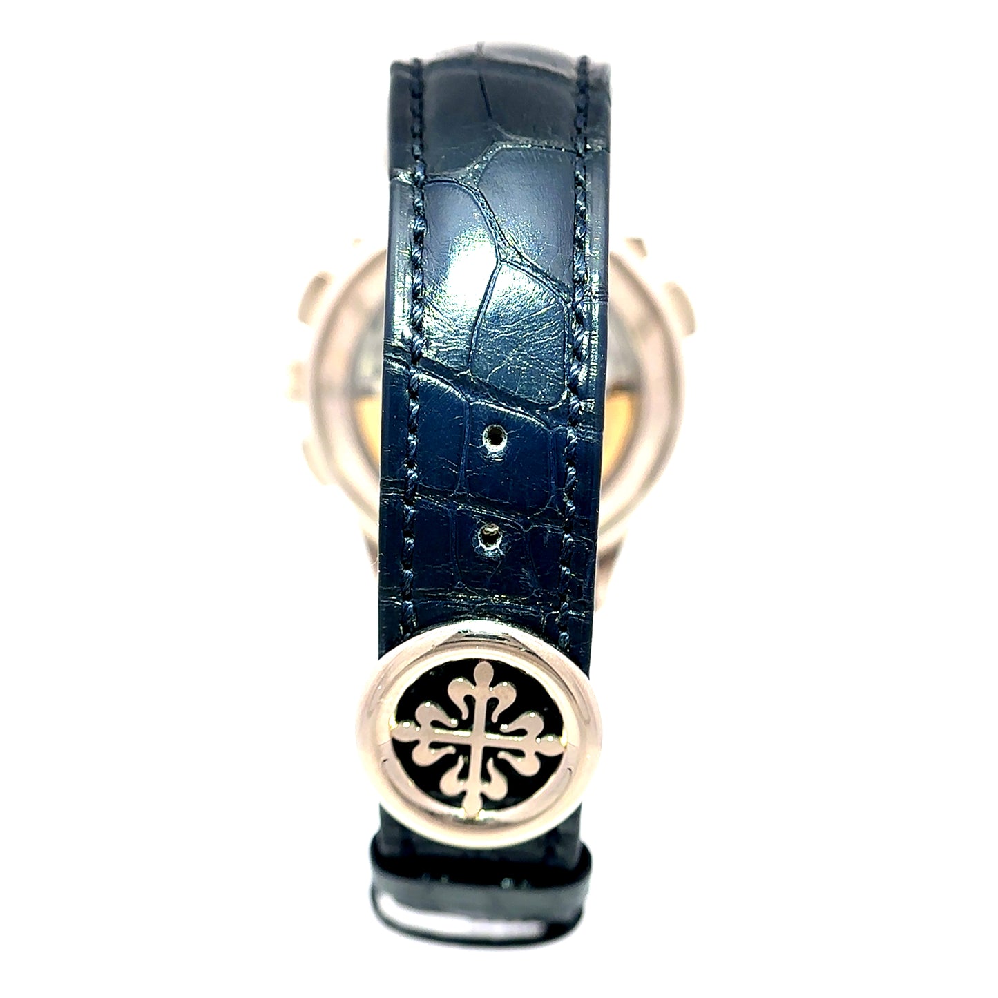 Pre Owned Patek Phillipe World Time Chronograph Blue Dial Watch