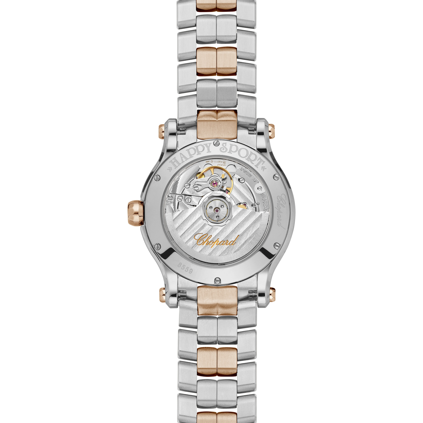 Chopard Happy Sport 36mm Silver Diamond Bezel