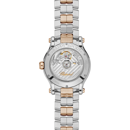Chopard Happy Sport 36mm Silver Diamond Bezel