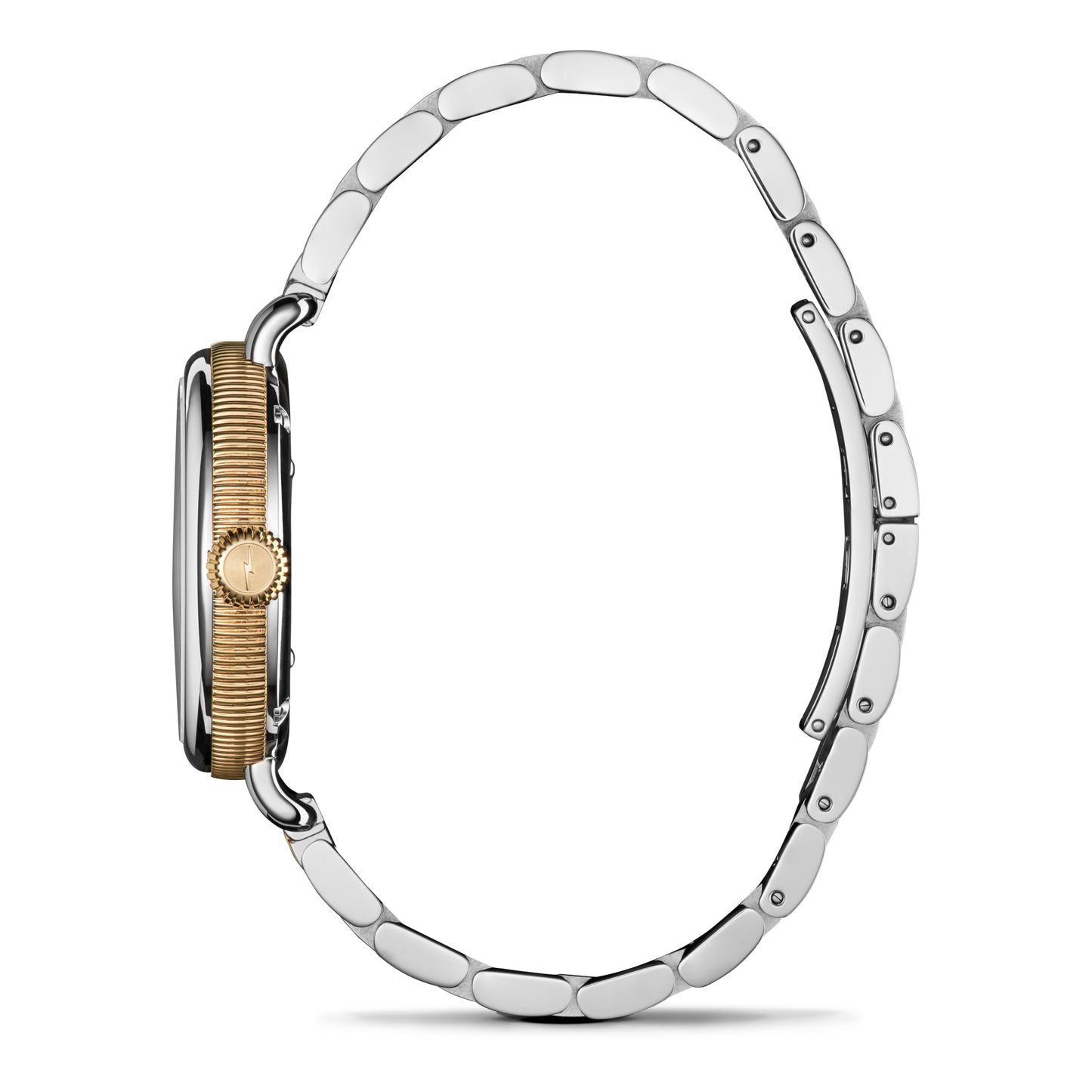Shinola Birdy 34mm Mother of Pearl Dial Two-Tone Bracelet Watch