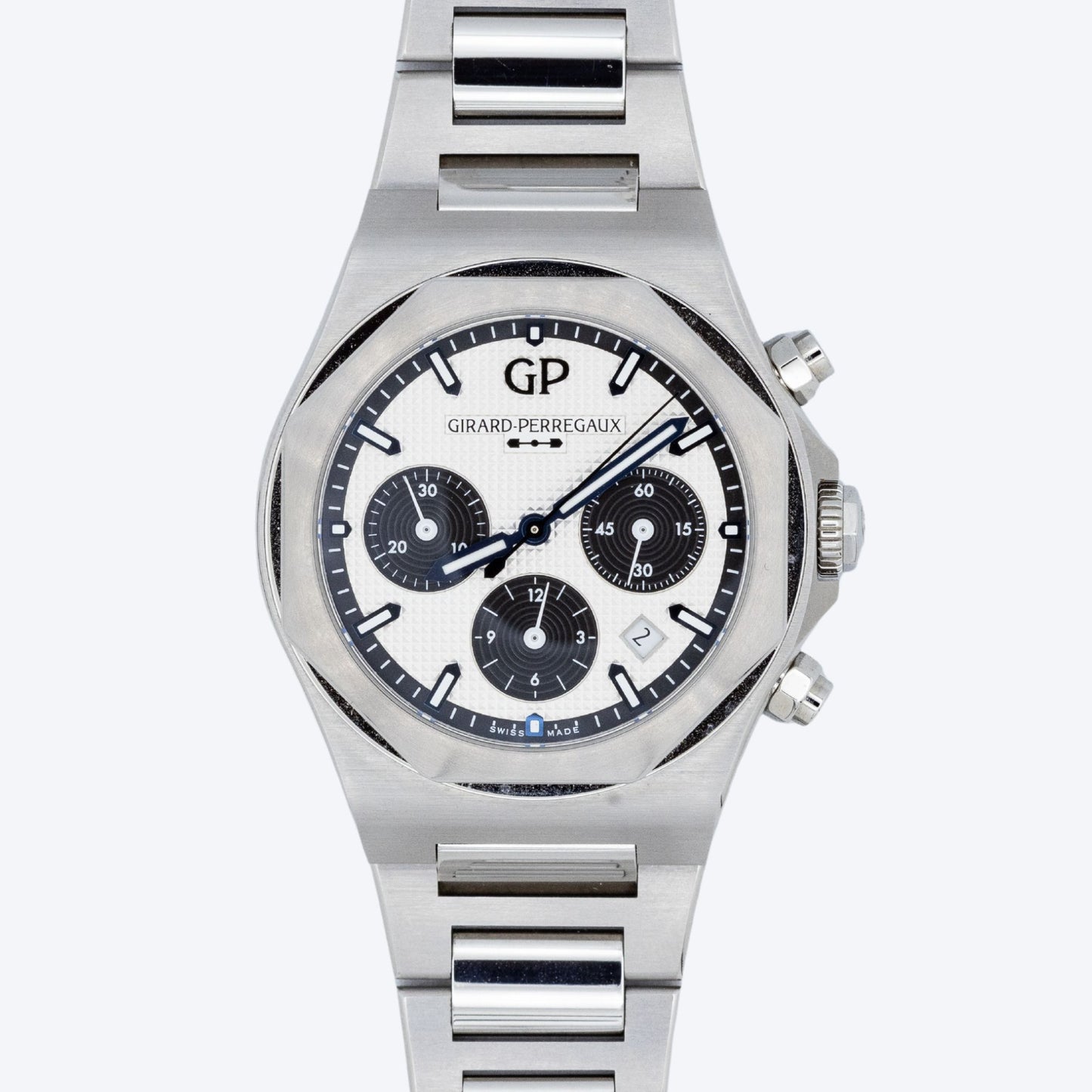 Pre Owned Girard-Perregaux Laureato Chronograph 42mm Steel Watch