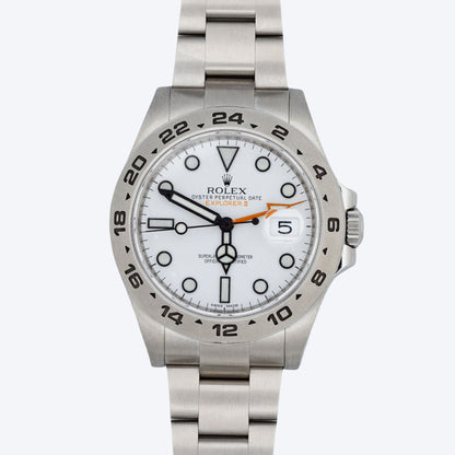 Pre Owned Rolex Explorer II 42mm Polar White Dial 216570