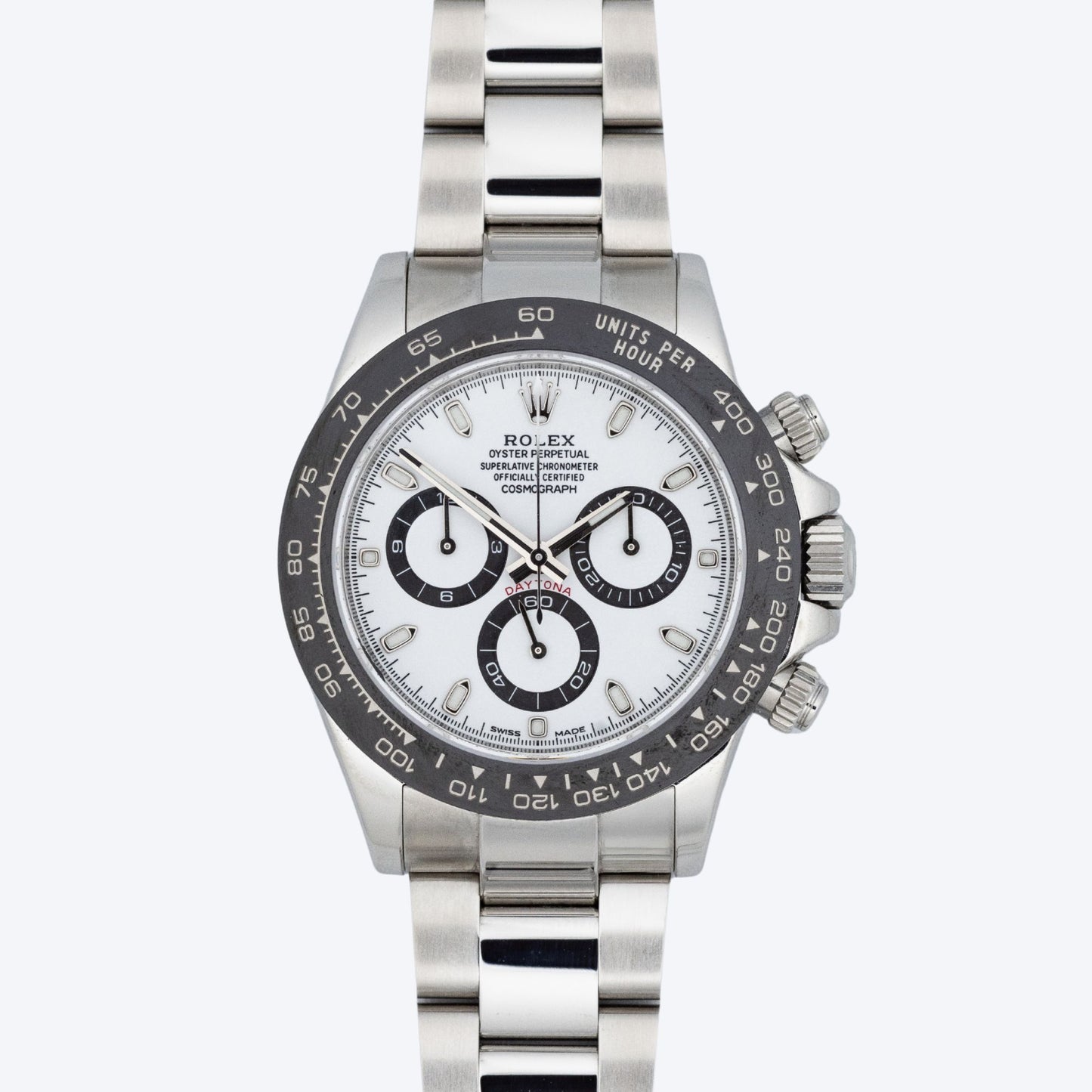 Pre Owned Rolex Daytona 116500LN White "Panda" Dial Ceramic Bezel