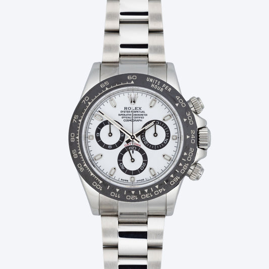Pre Owned Rolex Daytona 116500LN White "Panda" Dial Ceramic Bezel
