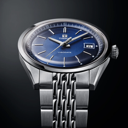 Tissot Visodate 39mm Automatic Blue Dial Watch