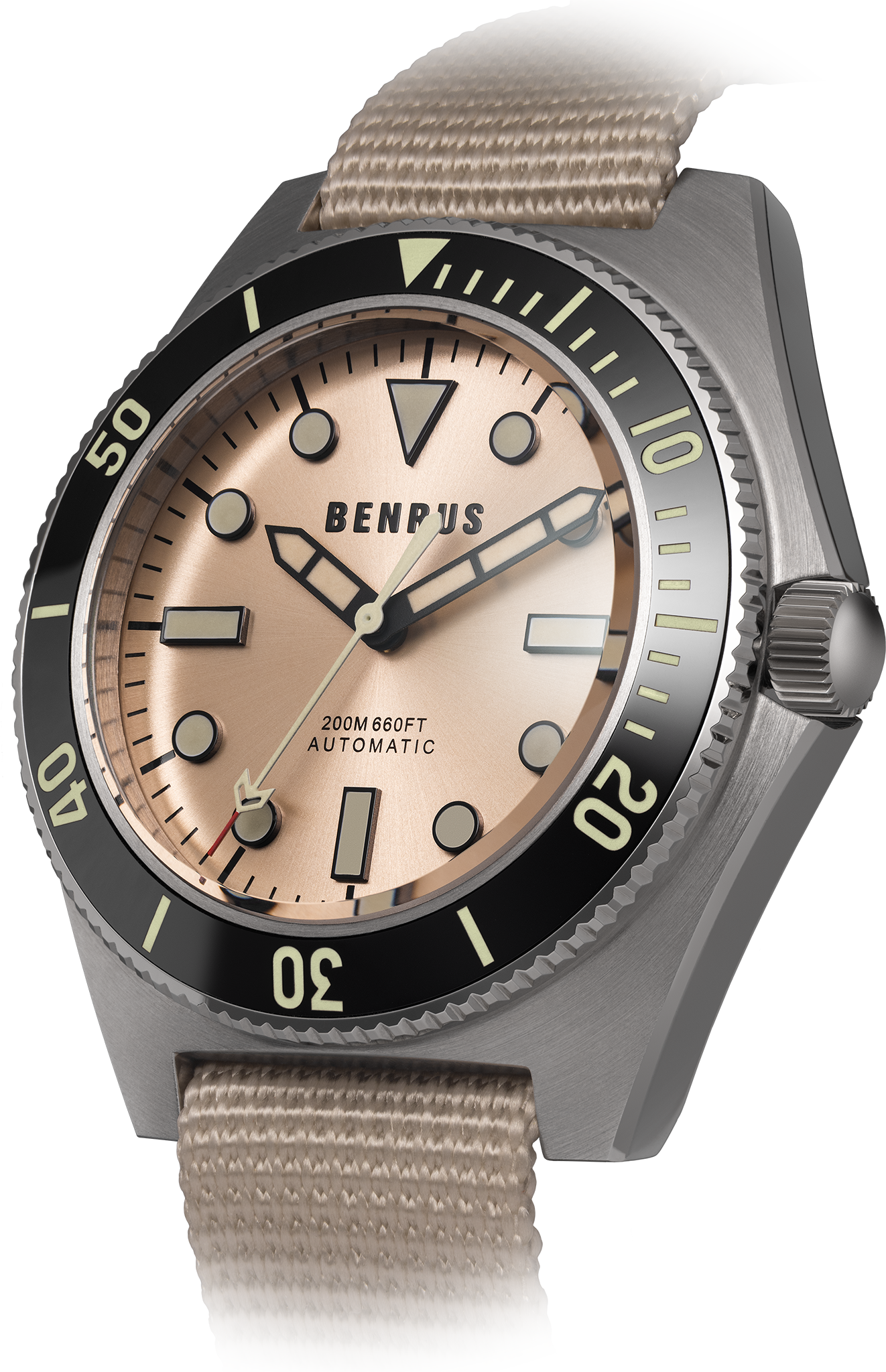 BENRUS TYPE 1 M1 three-quarter view