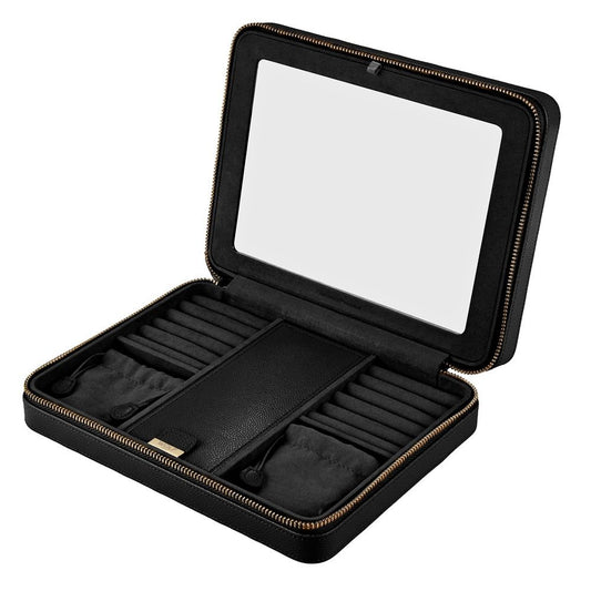 WOLF Lauren Large Zip Case — Black