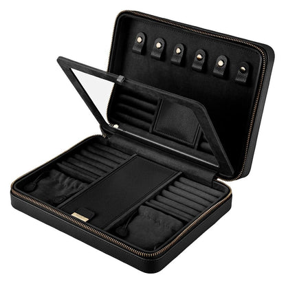 WOLF Lauren Large Zip Case — Black