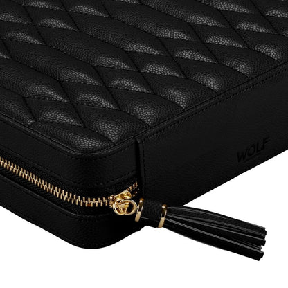 WOLF Lauren Large Zip Case — Black