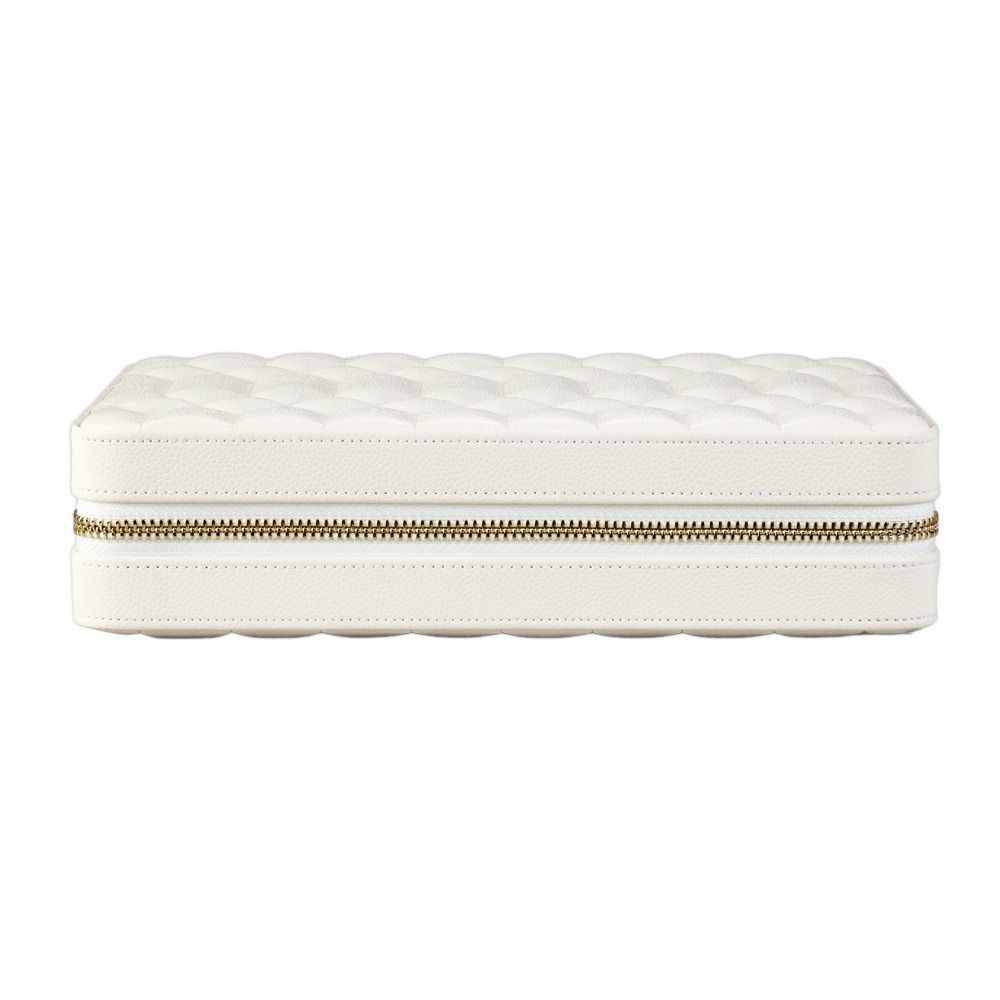 WOLF Lauren Large Zip Case — Ivory