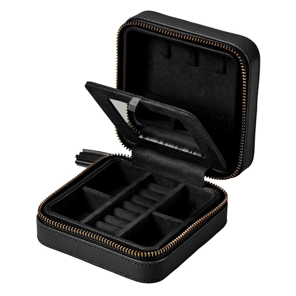WOLF Lauren Zip Travel Case — Black