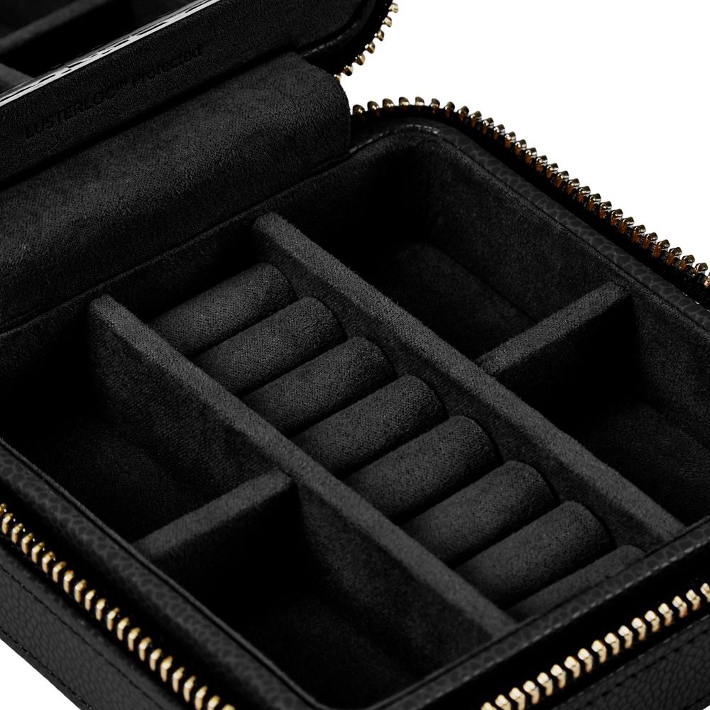 WOLF Lauren Zip Travel Case — Black