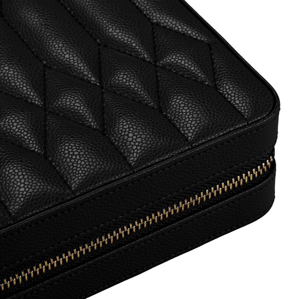 WOLF Lauren Zip Travel Case — Black