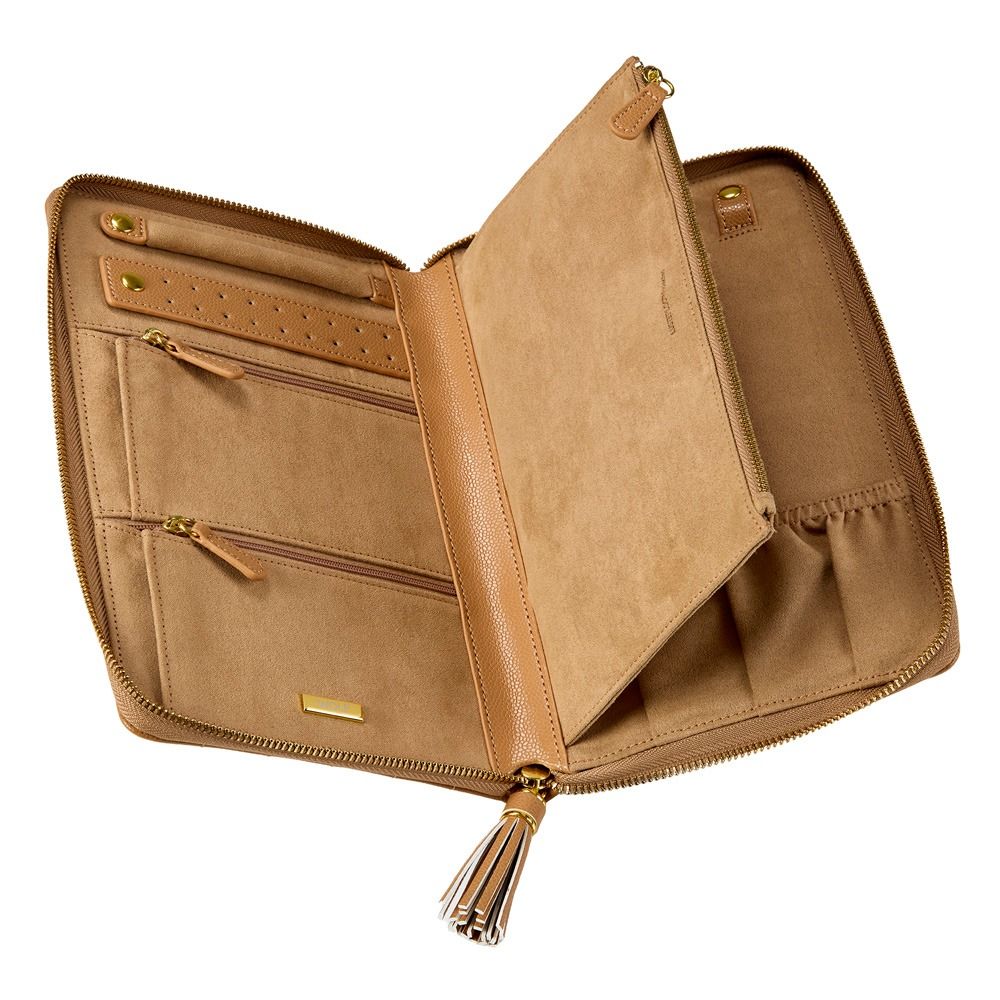 WOLF Lauren Large Portfolio — Caramel