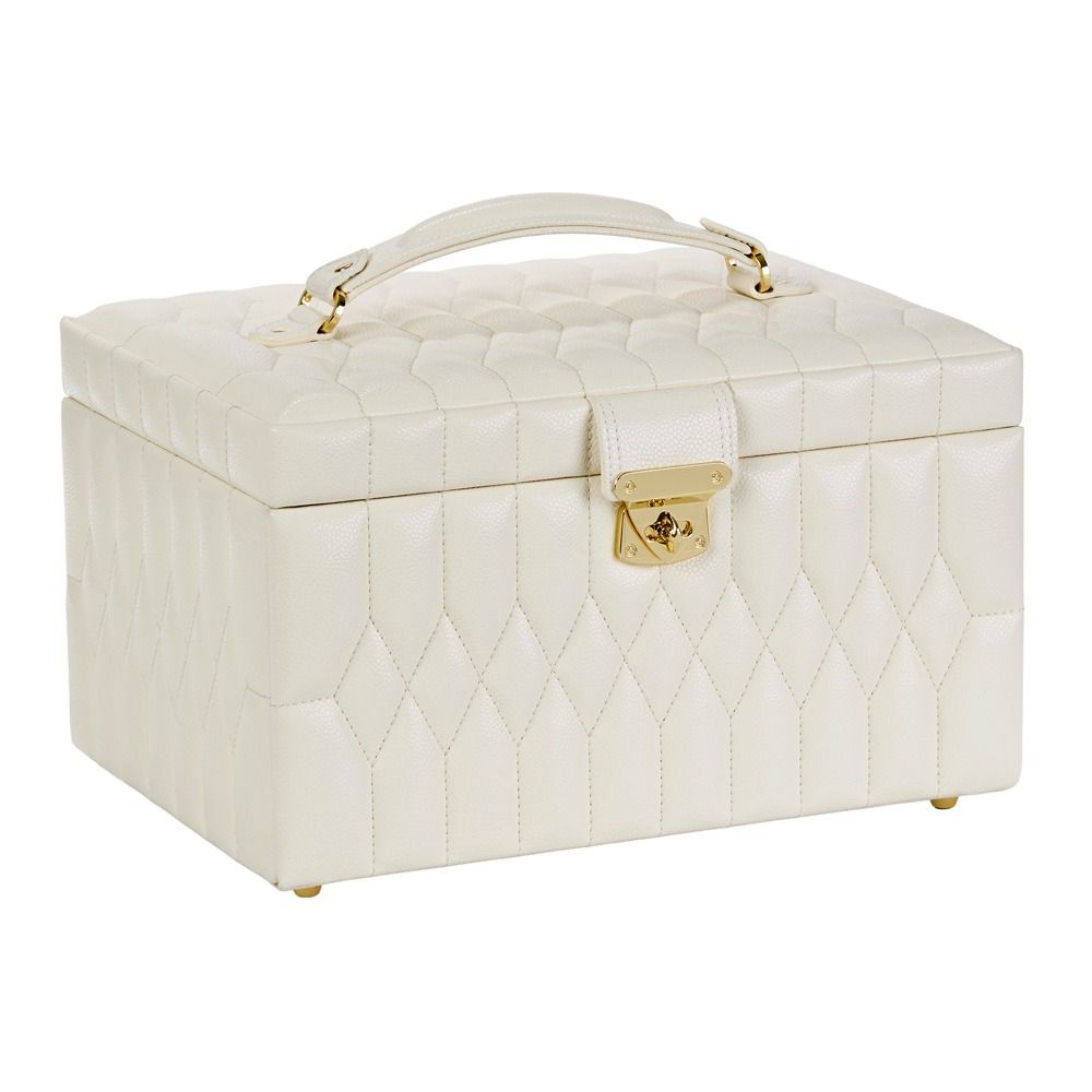 WOLF Lauren Medium Jewelry Box — Ivory