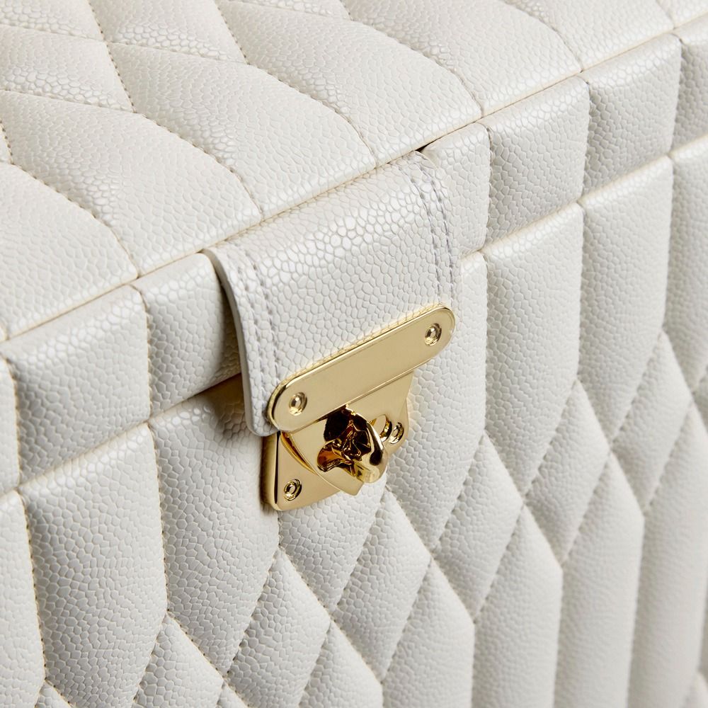 WOLF Lauren Medium Jewelry Box — Ivory