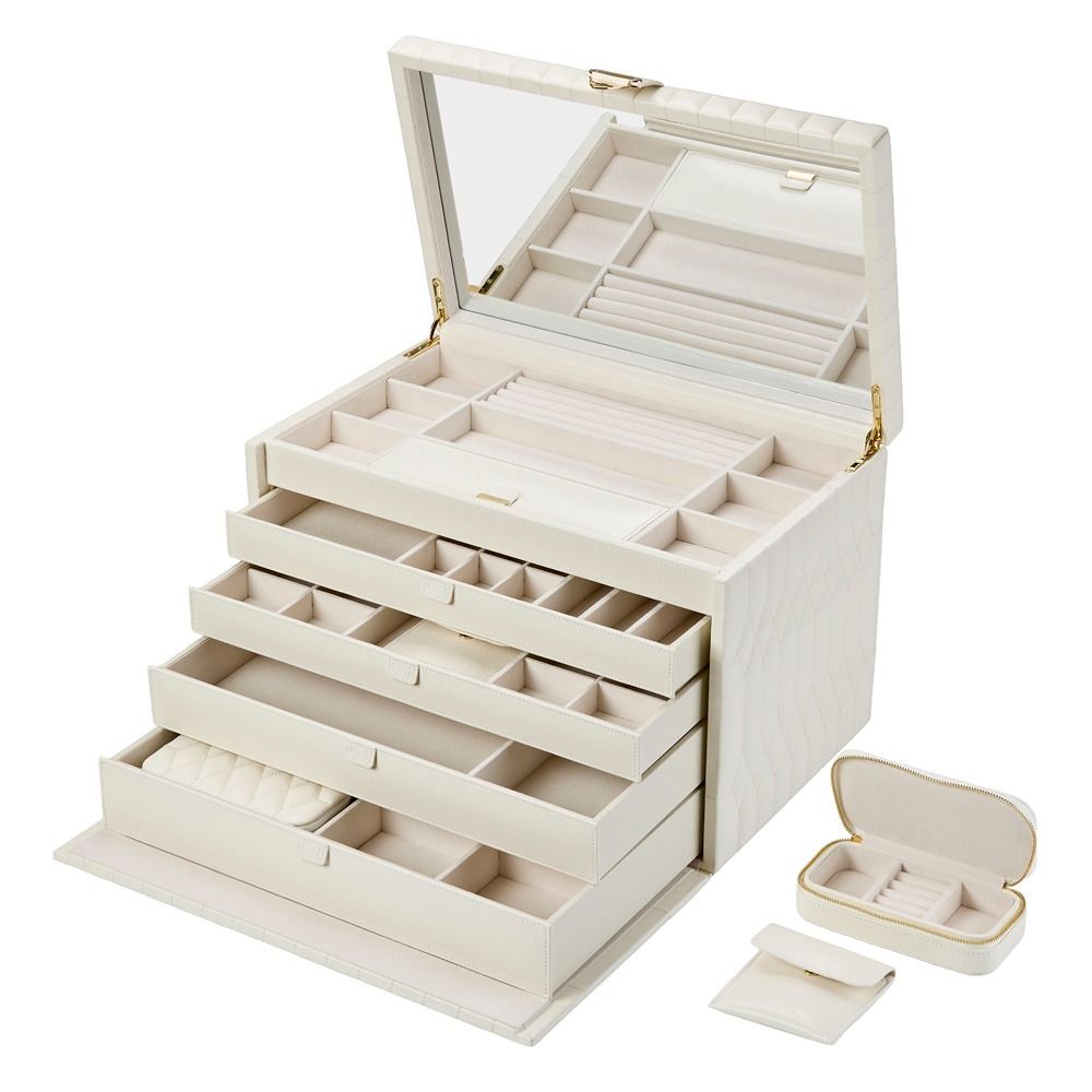 WOLF Lauren Extra Large Jewelry Box — Ivory